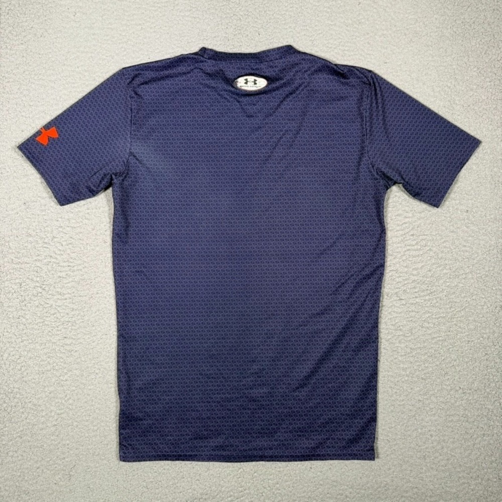 Under Armour Shirt Mens Large Blue Superman Compression Performance Stretch Gym - Picture 9 of 11